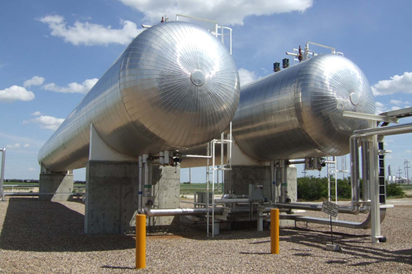Liquid CO2 / LP Horizontal Plant Storage Tanks