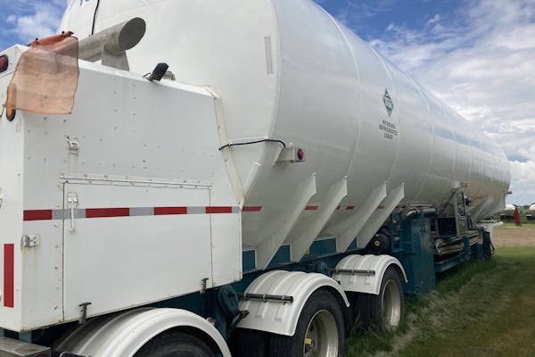 2014 CVA 28,500 gallon portable liquid nitrogen storage trailer