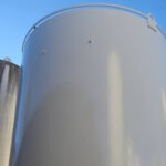 top of fully rehabbed bulk cryogenic vertical storage tank
